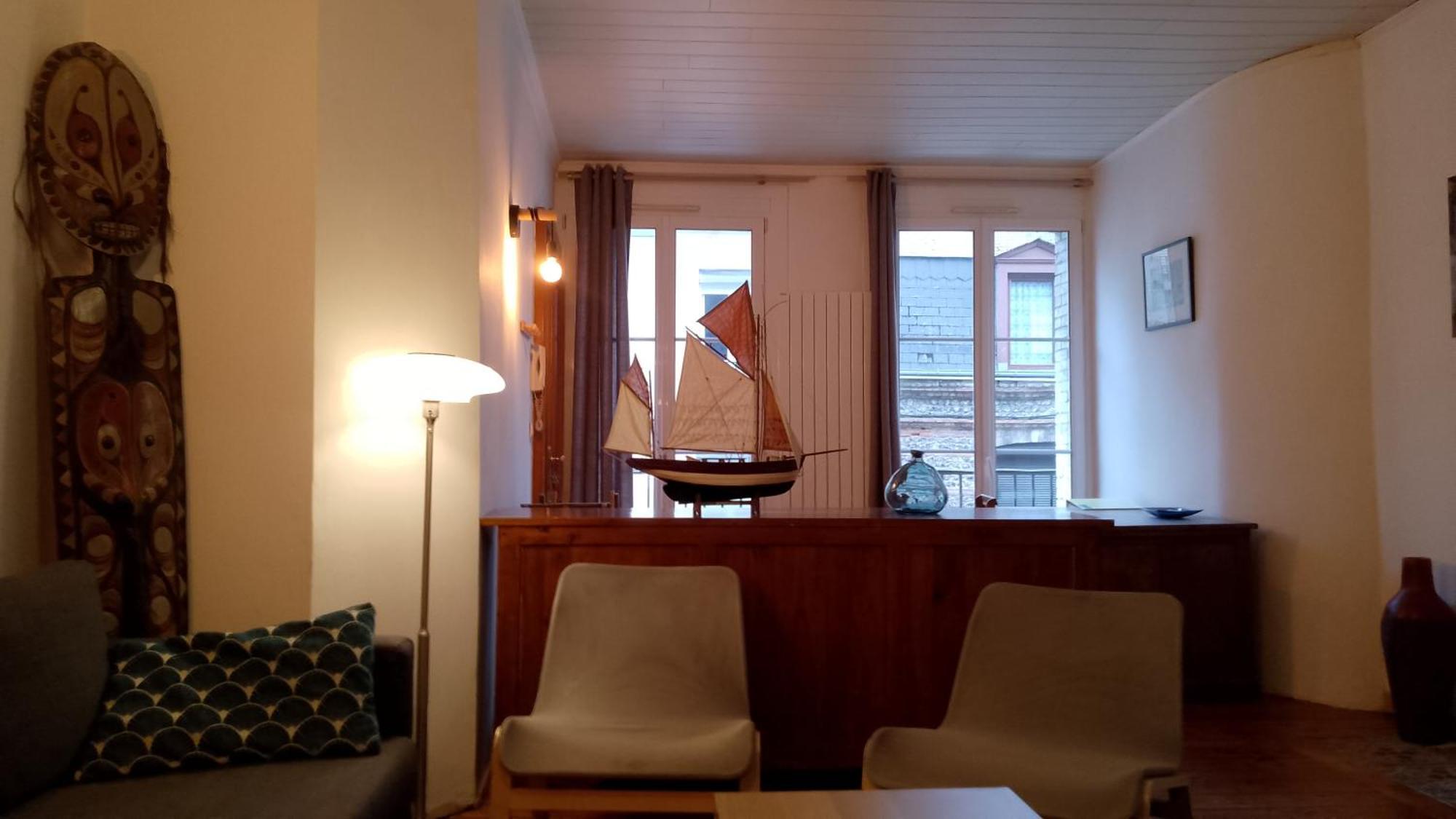 Loft En Duplex Avec Vue Sur Plage Et Chenal Dieppe Eksteriør billede